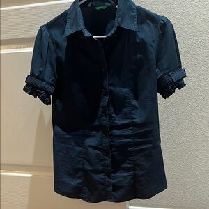 Men's Black Short Sleeve Shirt